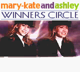 Mary-Kate and Ashley Winner's Circle title screen for GameBoy Color